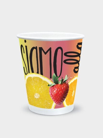 Bicchiere di carta 240ML-8OZ Siamo alla Frutta