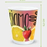 bicchiere_carta_240ml_siamo_alla_frutta_2 - Bicchieri di carta personalizzati