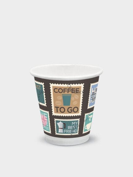 Bicchiere di carta 90ML-3OZ Postcards