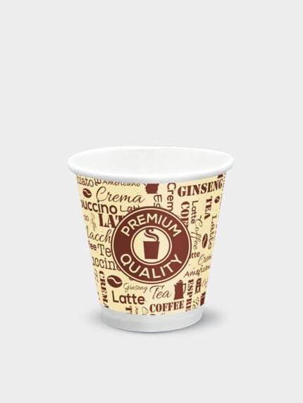 Bicchiere di carta da 75ml 85ml all'orlo 3OZ Premium Quality