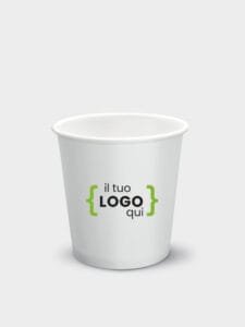 Bicchiere di carta Personalizzato da 120ML-4OZ  Made in Italy